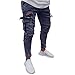 Produktbild Geili Jeans Hose Herren Viele Taschen Destroyed Denim Jeanshose Wasserwäsche Lang Slim Fit Skinny Hosen Männer Große Größen Stretch Freizeithose Denim Pants Trousers S-4XL
