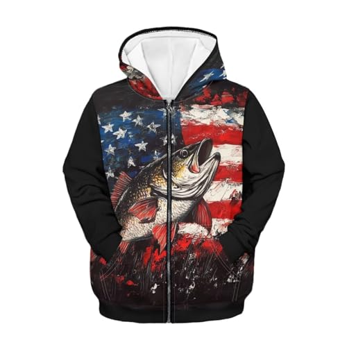 Sweat à capuche zippé résistant et doux résout le froid des ados veste décontractée garçon L