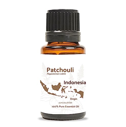 Nature Packaged Dark Patchouli Essential Oil - Bulk Essential Oil Perfume - Pure Essential Oil For Aromatherapy And Oil Diffuser - Ideal For Body & Candle-Making (15Ml) #TOP24