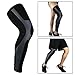 2Pcs Compression Long Leg Sleeves Knee Brace for Running Football Basketball, Calf Knee Pain Relief for Shin Splint Relief, Recovery, Running(Green,XL)