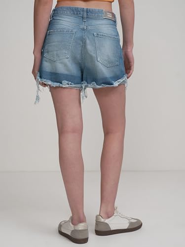 Image of Tokyo Talkies Women's Regular Fit Denim Shorts | Women Casual Shorts