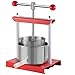 VEVOR Fruit Wine Press 0.9Gal/3.5L Grape Press For Wine Making Wine Press Machine W/Dual Stainless Steel Barrels Wine Cheese Fruit Vegetable Tincture Press W/Power Ball Handle & 0.1
