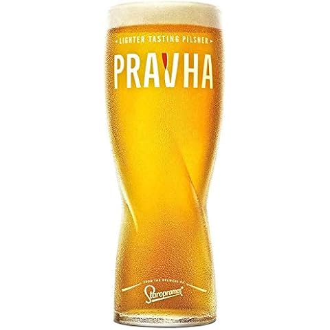 Staropramen Official Nucleated Pravha Pint Beer Glass / 20oz / 568ml Cover