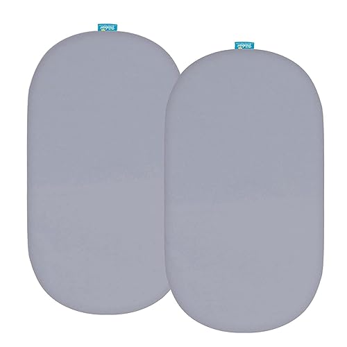 Sábanas de moisés de satén aptas para rectángulo, reloj de arena, colchón ovalado, paquete de 2, gran protección para el cabello y la piel del bebé, disponible en Yaxa Colombia