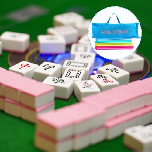Bolsa de almacenamiento para rack Mahjong 22 x 9 pulgadas miniatura 6