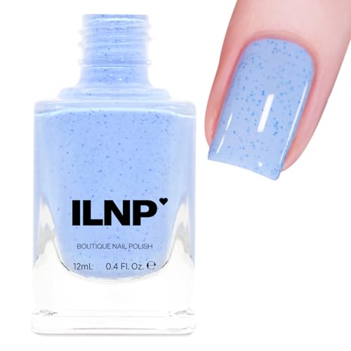 Image of ILNP Bluebird - Perano Blue Speckled Nail Polish