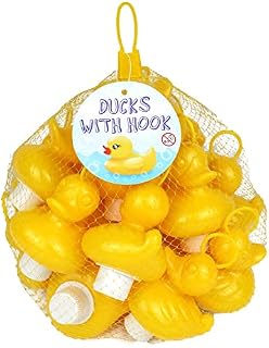 HENBRANDT Ducks With Hooks Pack of 20 (Yellow)
