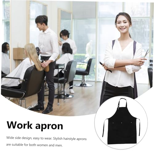 Tablier coiffeur imperméable avec compartiments pour travailler au sec