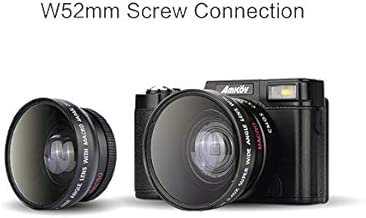 Amkov AMK-R2 24MP HD 1080P TFT LCD 180 Rotatable Screen Digital SLR DV Recorder Camera with Facial Beauty Function Black Amkov AMK-R2 24MP HD 1080P TFT LCD 180 Rotatable Screen Digital SLR DV Recorder Camera with Facial Beauty Function Black