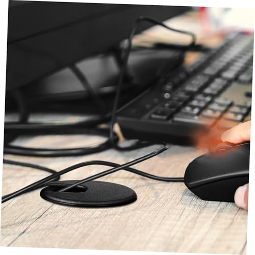 POPETPOP 6Pcs Tapas para Agujeros de Escritorio para Gestión de Cables, Fácil Instalación, Fijación Estable, Diseño Estético miniatura 4