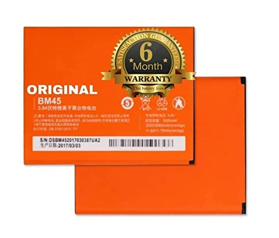 Image of Orignal BM45 Battery for Redmi Note 2 Battery with 6 Month Warranty