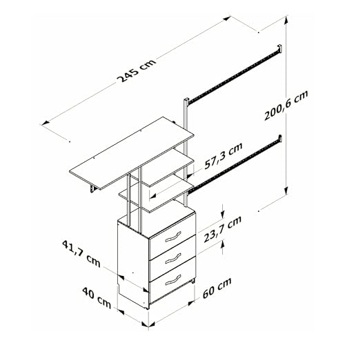 Mejores comprativas On-line Entrepaños de madera para closet disponible en línea para comprar. 17 Imagen adicional