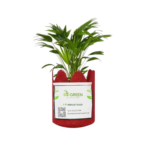 Image of Geo Fabric Grow Bags for Plants 4X5 Inch (Pack of 10) | 400 GSM Heavy Duty UV-Protected Round Maroon Colour Plant Bags for Terrace and Vegetable Gardening | Strong & Reusable|