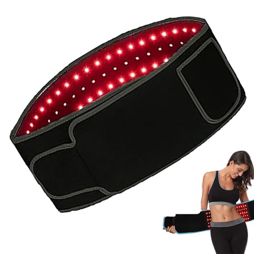 Lumalean Pro Red Light Belt Weight Loss, Slim Gleam Wrap, SlimGleam Wrap, Slim Gleam Wrap Belt (Black)