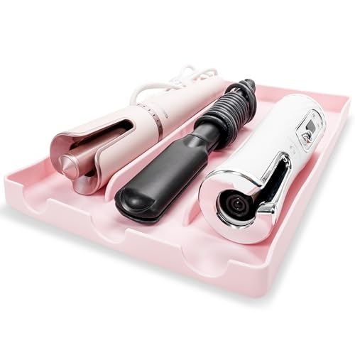 PROBLEM FIXED Hair Tool Organizer, 100% Food Grade Silicone, Up to 428F Heat Resistant, Hot Tools Organizer, Hair Styling Tools Organizer, 14.75" x 9.5" x 1"