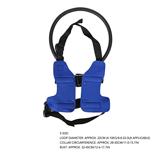 Zerodis Blinde Hundegeschirr-Weste, Blinder Hundering Verhindert Kollisionen und Schützt Blinde Hunde (S)