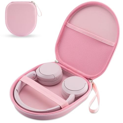 Case Compatible with Sony WH-CH520N WH-CH720N and JBL 510BT 520 BT 720BT 770 NC 760 NC 670 NC Wireless Noise Cancelling Headphones Portable Travel Headphone Storage Cover Bag (Pink)
