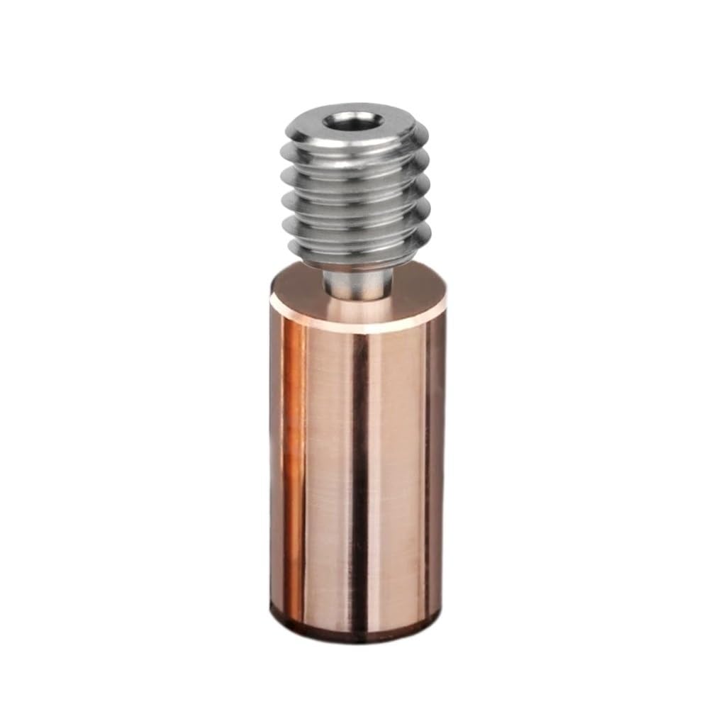 5PCS for Creativity Bimetal Heatbreak Titanium Alloy Heat Break V6 Throat 1.75mm Copper Plating Tube for Sidewinder X1 X2/ for Genius Hotend
