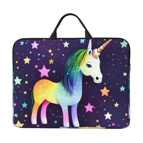 One-Horse Star - Bolsa para portátil de 14 pulgadas con forro a prueba de golpes y diseño portátil, adecuada para negocios y uso diario.