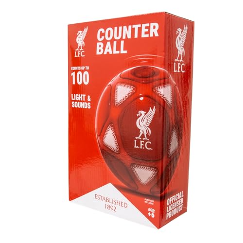 Smart Ball SBCB1A: SBCB1BNP-LFC, balón de fútbol, Rojo y Blanco, Talla única