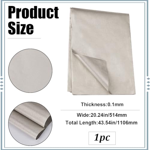 Gorgecraft DIY-WH0430-462A-US16 514 * 1106Mm Emf Protection Fabric Faraday Fabric Polyester Emi Rf & Rfid Shielding Copper Fabric Faraday Cage Protection Diy Enclosure Wireless Shield thumb #1