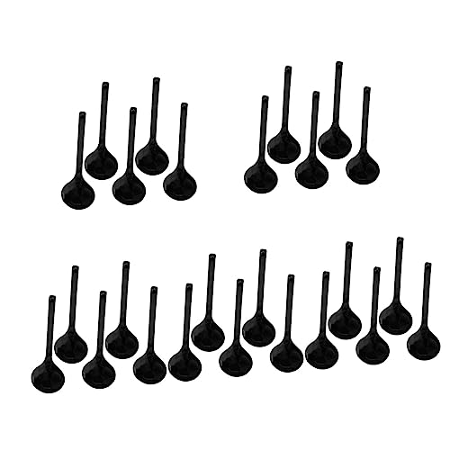 HEMOTON 25 Pcs Hot Pot Seasoning Spoon Chinese Spoons Asian Spoons Rice Ramen Restaurant Spoon Kitchen Ladle Spoon Noodles Soup Spoons Mixing Soup Spoons Soup Eating Spoons Porridge Spoons