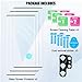 Galaxy S22 Ultra Screen Protector 【3+1 Pack】With Tempered Glass Camera Lens Protector [ 3D Glass ] Easy Installation 9H Hardness Tempered Glass Screen Protector for Samsung Galaxy S22 Ultra 5G