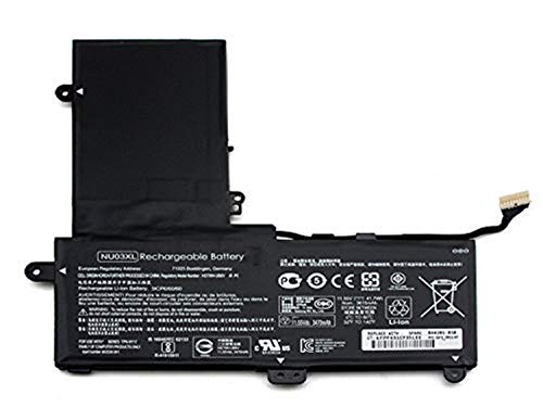 NU03XL Remplacement de la batterie d'un ordinateur portable pour Hp Pavilion x360 11-u000 11-u100 11-u000ng Series Notebook 843536-541 844201-850 844201-855 HSTNN-UB6V TPN-C128 TPN-W117(11.55V 41.7Wh) Cover
