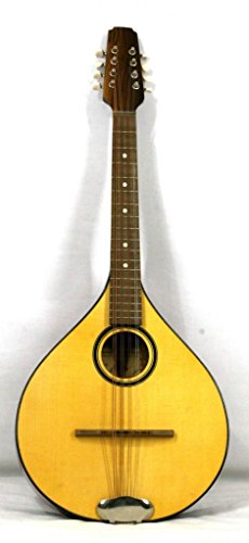 Musikalia Luthery Flat Ierse Mandola, Octaaf in mahonie, gezuiverd, diapason cm. 53