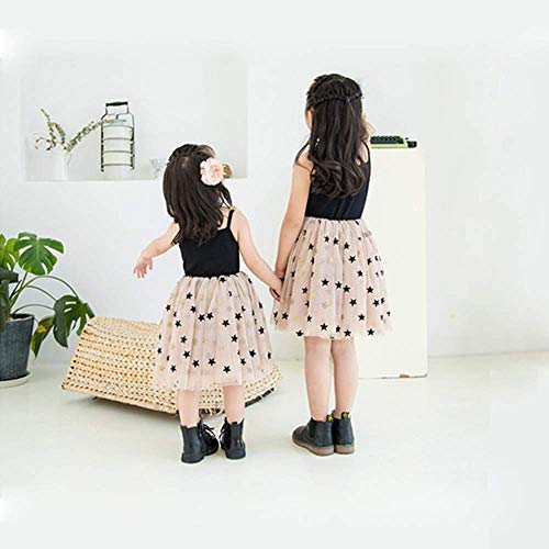 Image of NNJXD Flower Girls Dress Girls Lace Princess Party Pageant Tulle Summer Vintage Dress