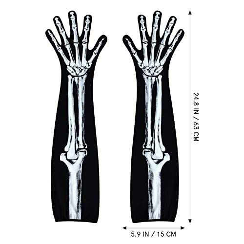 Buying Guide Abaodam Arm Gloves 1 Pair Halloween Skeleton Gloves