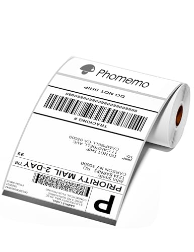 Phomemo 4X6 Thermoetiketten Versandetiketten, 100 Stück