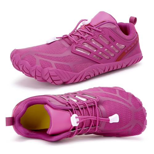 Hike Barefoot Shoes Women Wide Toe Box Zero Drop Minimalist Shoes for Workout Cross-Trainer Walking Hiking Water Grounded Footwear