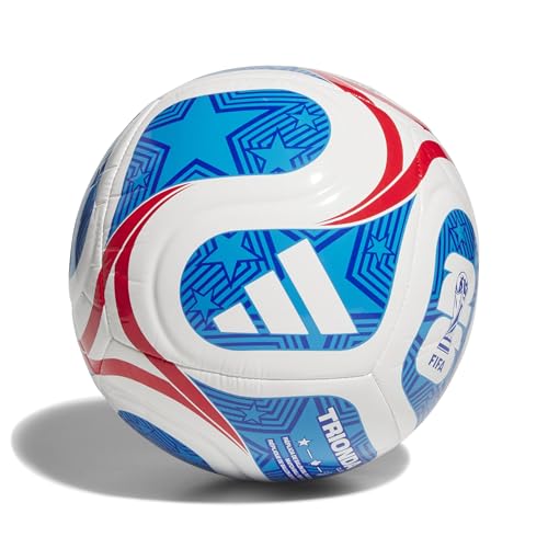 adidas Unisex-Adult World Cup Club USA White/Team Royal Blue/Solar Blue/Vivid Red 5