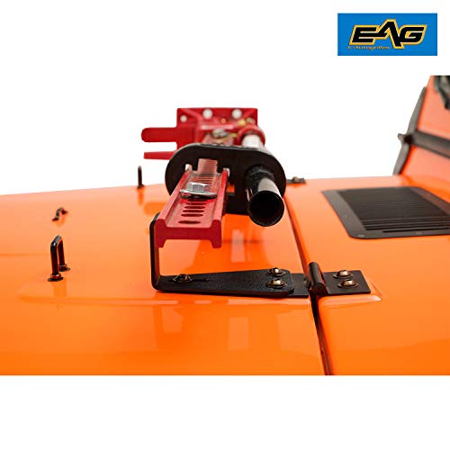 EAG Jack Mount Hood Bracket Fit for Wrangler CJ 1976-1986 YJ 1987-1995 TJ 1997-2006 - Thumbnail 7