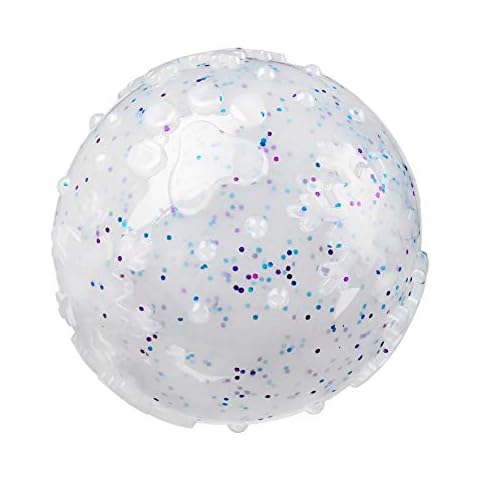GoodBoy 'The Snowman and the Snowdog' Christmas Dog Toys - Light Up Squeaky Snowball Cover