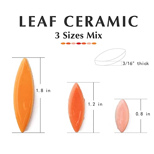 image for Youway Style Red Mosaic Tiles for Crafts, Ceramic Mosaic Tiles for Cra