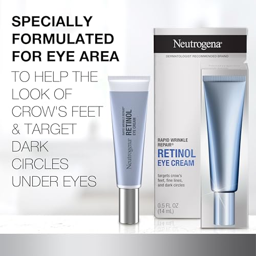 Image of Neutrogena Rapid Wrinkle Repair Retinol Eye Cream for Dark Circles,Daily Anti-Aging Under Eye Cream with Retinol & Hyaluronic Acid to Fight Fine Lines,Wrinkles,& Dark Spots,0.5 fl. oz,(Pack of 12)