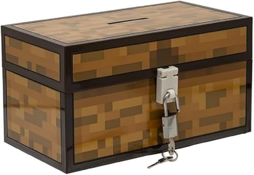 Paladone Minecraft Trunk Money Box, Multi-Colour, One Size