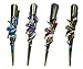 Set of 4 Flower Alligator Clips 1 Each of 4 Colors YY86155-1-4