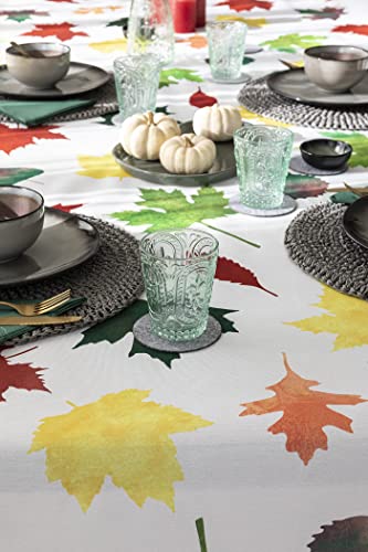 Christmas.uk Thanksgiving Tablecloth (59" X 86", Fall Leaves) #TOP3