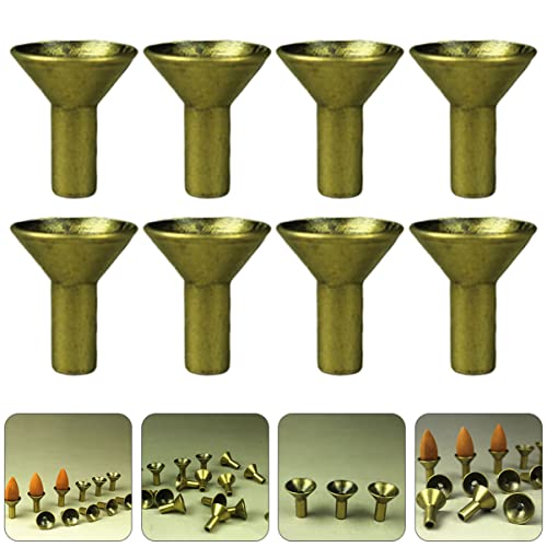 Sewacc 12Pcs Metal Backflow Cone Incense Burner Incent Holder Stand Backflow Incense Cone Holders Incense Cone Holders, #TOP7