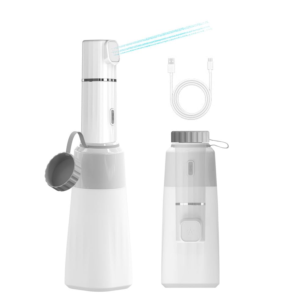 XFDZQQG Portable Bidet Electric,Travel Bidet Rechargeable,Handheld Bidet Sprayer with 450ML Peri Bottle,for Personal Hygiene,Postpartum Care,Outdoor Hiking Camping Toilet uk,Shatafa,Shattaf