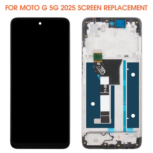 Image of for Moto G 5G 2025 Screen Replacement for Moto G 5G 2025 LCD Display XT2513 XT2513-1 for Motorola xt2513-1 LCD Digitizer Touch Screen Assembly Repair Part with Frame