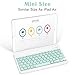 UrbanX Ultra-Slim Bluetooth Rechargeable Keyboard for LG G Pad X 8.0 and All Bluetooth Enabled iPads, iPhones, Android Tablets, Smartphones, Windows pc - Teal
