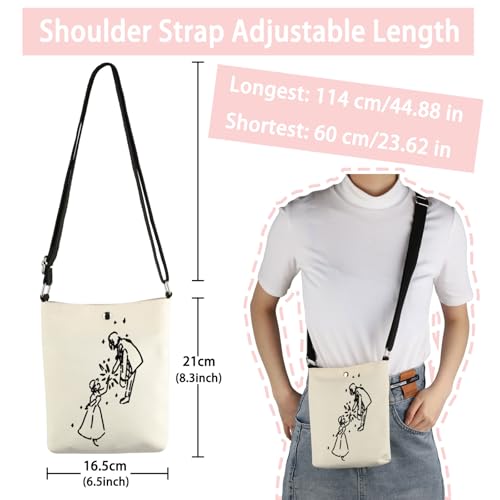 Anime Crossbody Bag Anime Castle Merchandise Anime Fans Gift Anime Inspired Gift3