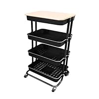 Amazon.co.jp: kaitou KT キッチンワゴン バスケットトローリー ツール