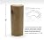 3/4" x 2 3/4" x 6" Clear Superior Grade Alder & Knotty Premium Grade Alder Outside Radius Corner Base Block, Trim Molding (50, Knotty Alder)