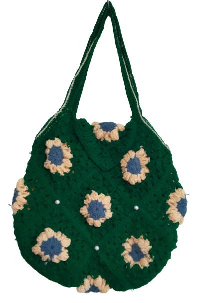 See full amazon price history chart for NILU CRAFT Womens Hand Knitted Woolen Hand Bag For Girls And women (17 X 9 Inch, Green) NILU CRAFT Womens Hand Knitted Woolen Hand Bag For Girls And women (17 X 9 Inch, Green) (B0D6NLVCZQ) Amazon Price History, Amazon Price Tracker