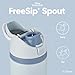 Owala Disney Princess FreeSip Insulated Stainless Steel Water Bottle with Straw for Sports and Travel, BPA-Free Sports Water Bottle, 24 oz, Cinderella